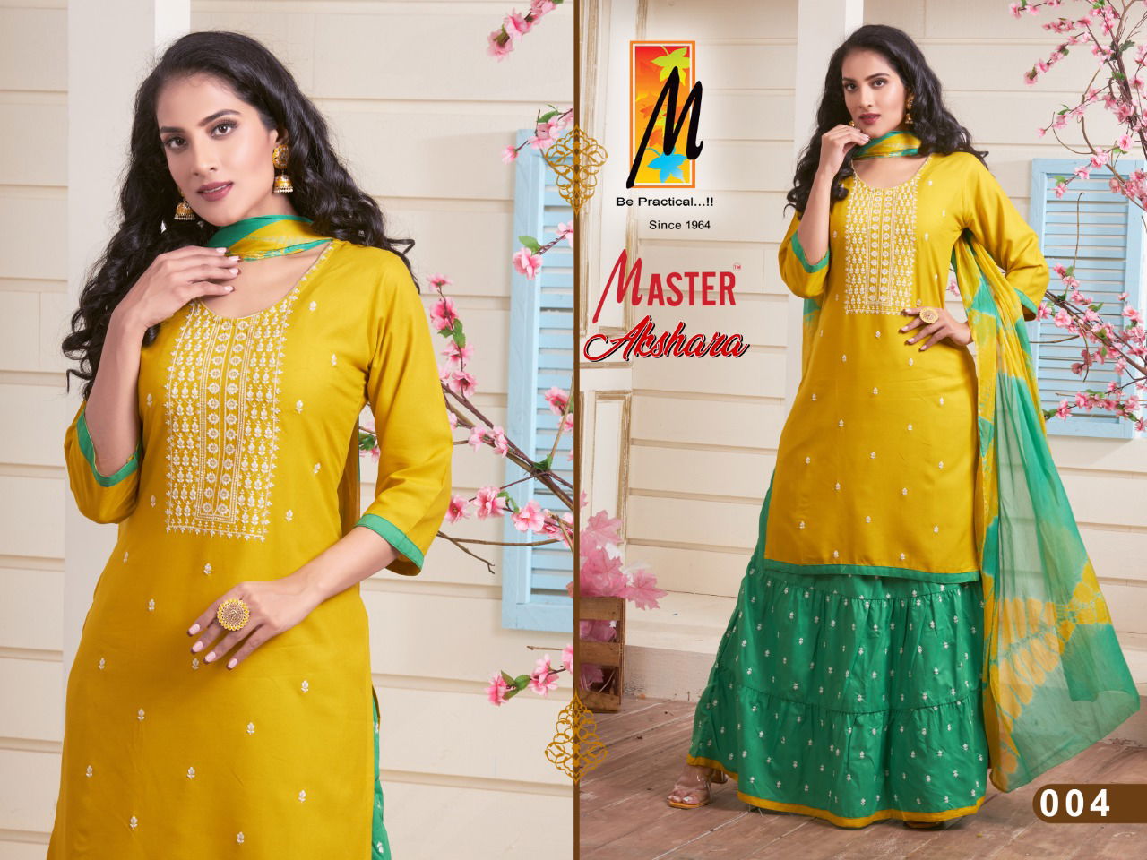 Master Akshara Fancy Designer Wedding Wera Ready Made Suit Collection
